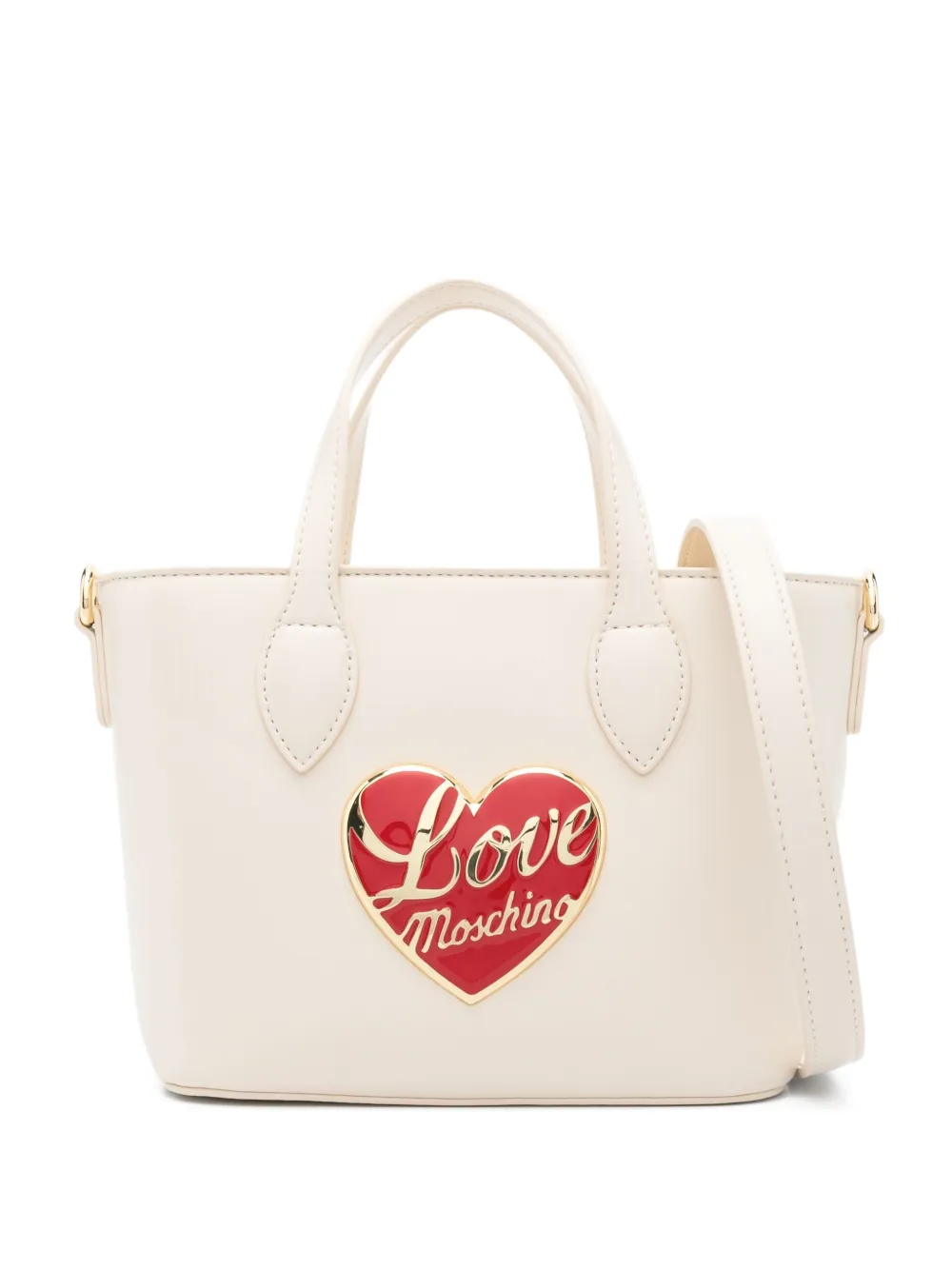 

Сумка-тоут с сердечком Love Moschino, нейтральный