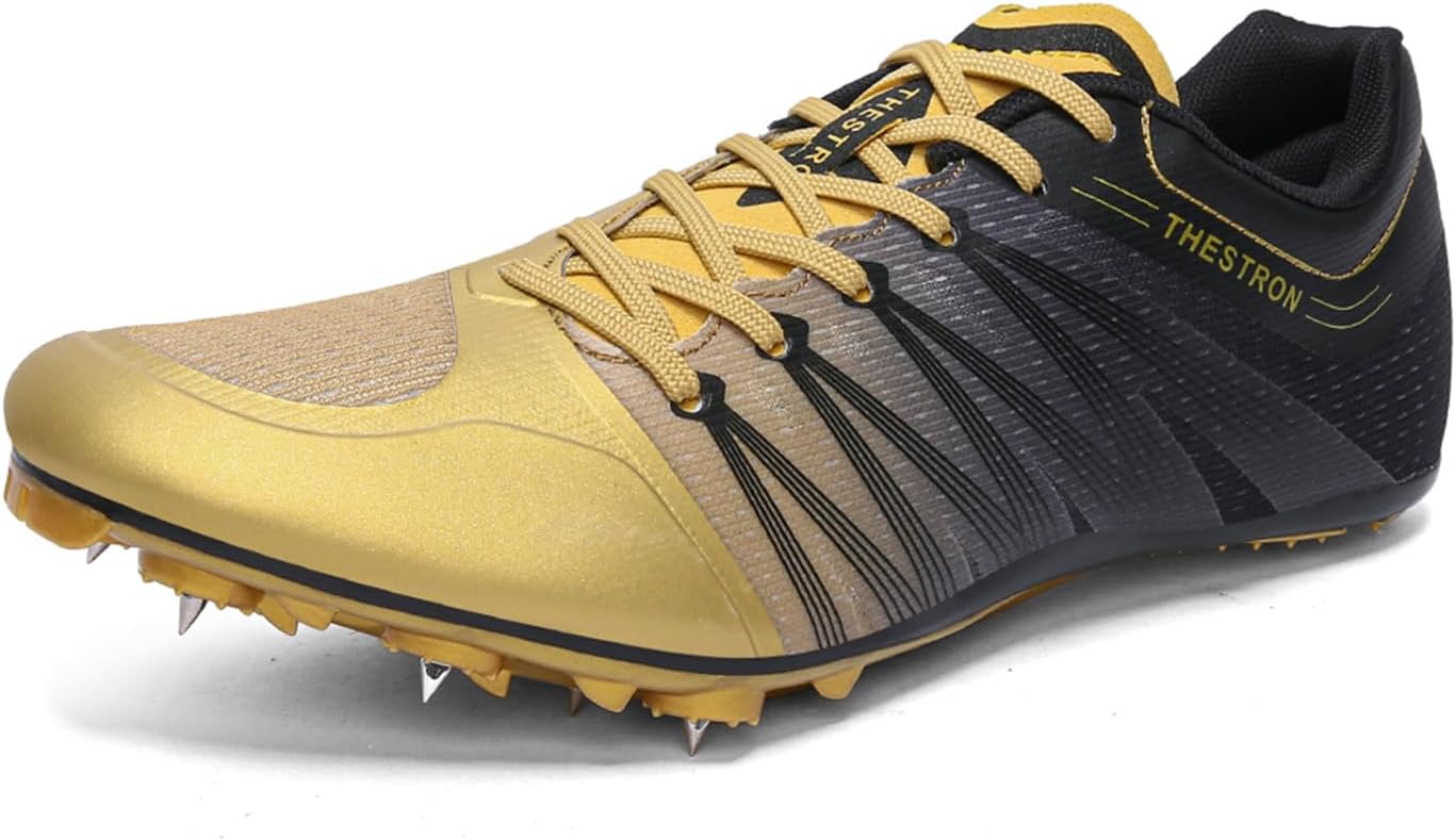 

Кроссовки для легкой атлетики Zakey для мужчин и женщин, с шипами для бега и прыжков, профессиональные беговые шиповки для детей, черный