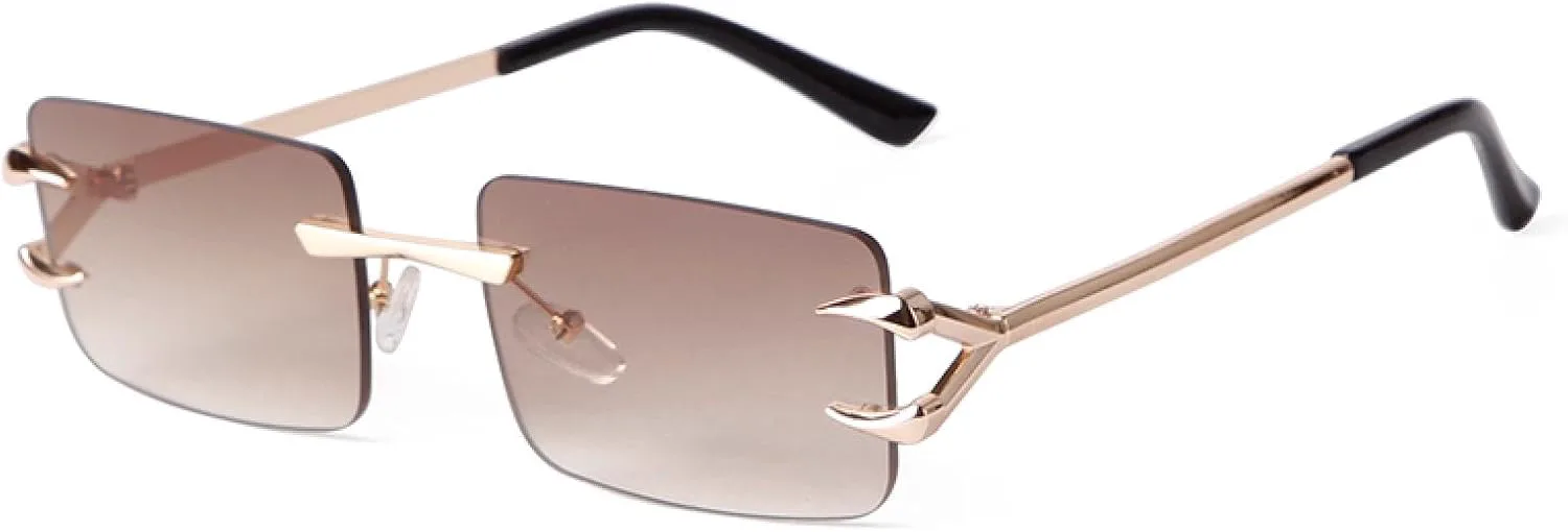 

Солнцезащитные очки с защитой от УФ-излучения UV400 | Без оправы из металла | Для женщин и мужчин | Для занятий спортом на открытом воздухе и вождения DSVIGF, 04