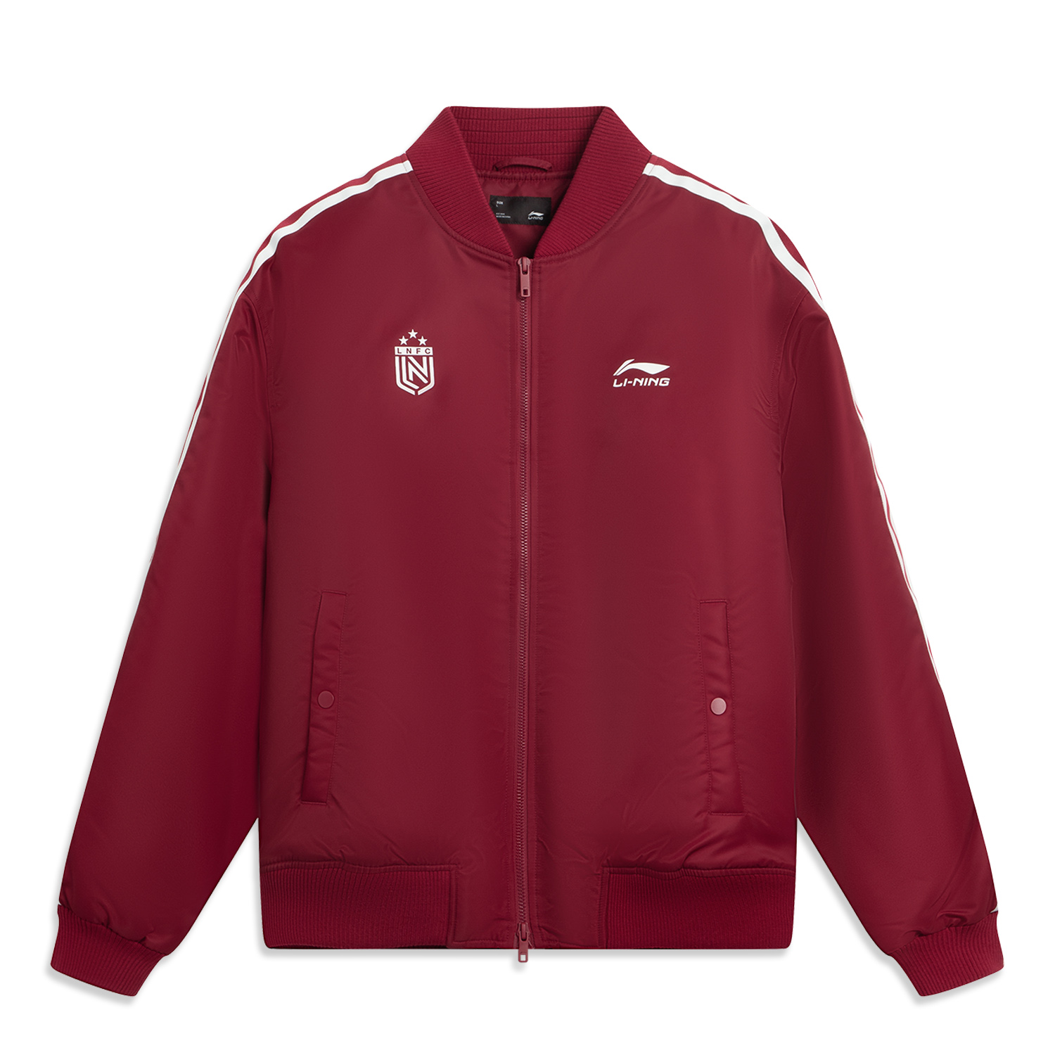 

LINING Пуховик унисекс темно-ягодный красный, Dark Berry Red