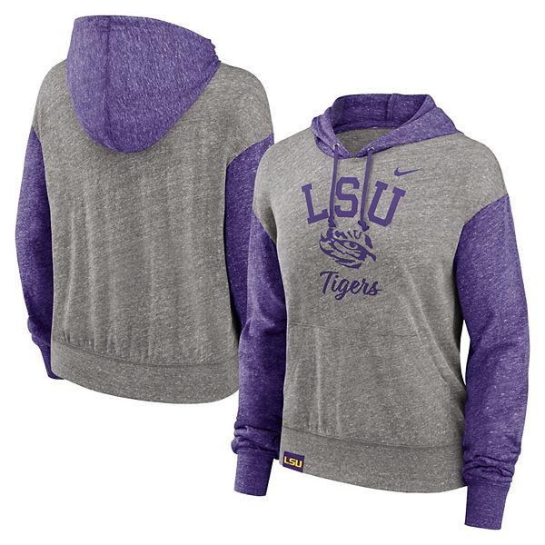 

Толстовка с капюшоном legacy blitz color block heather gray/purple lsu tigers Nike, Фиолетовый, Толстовка с капюшоном legacy blitz color block heather gray/purple lsu tigers Nike