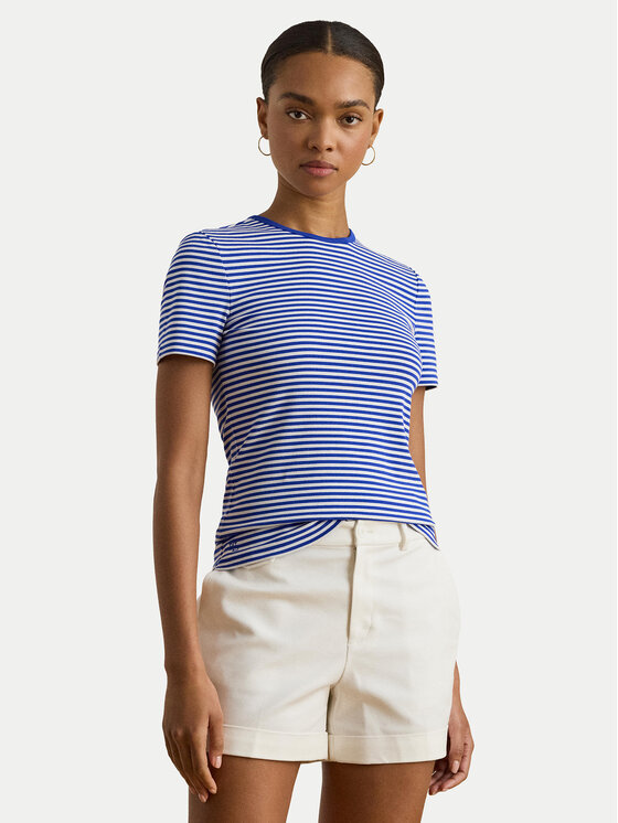 

Футболка slim fit 200P03721004 Lauren Ralph Lauren, синий