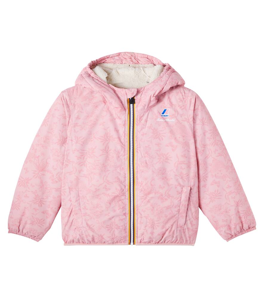 

Распечатанная худи-пуховик k-way Tartine et Chocolat, Rose The