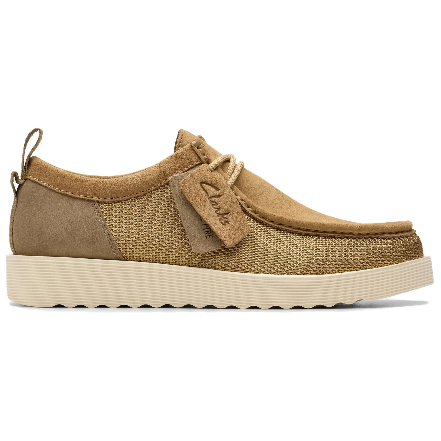 Clarks Wallabee Suede модные повседневные туфли мужские Brown — фото 3