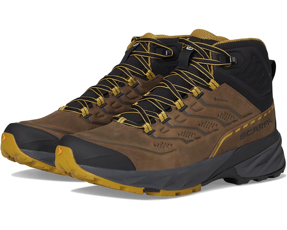 

Треккинговые кроссовки Scarpa Rush 2 Pro Mid GTX, цвет Brown/Sulphur