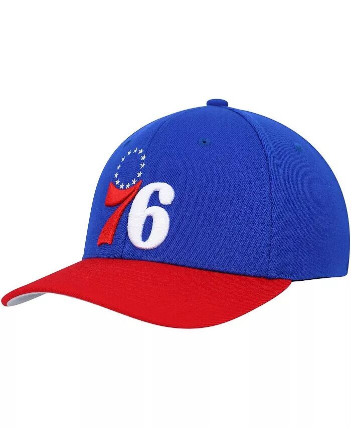 

Мужская королевская красная бейсболка Philadelphia 76ers MVP Team Two-Tone 2.0 Stretch-Snapback Mitchell & Ness