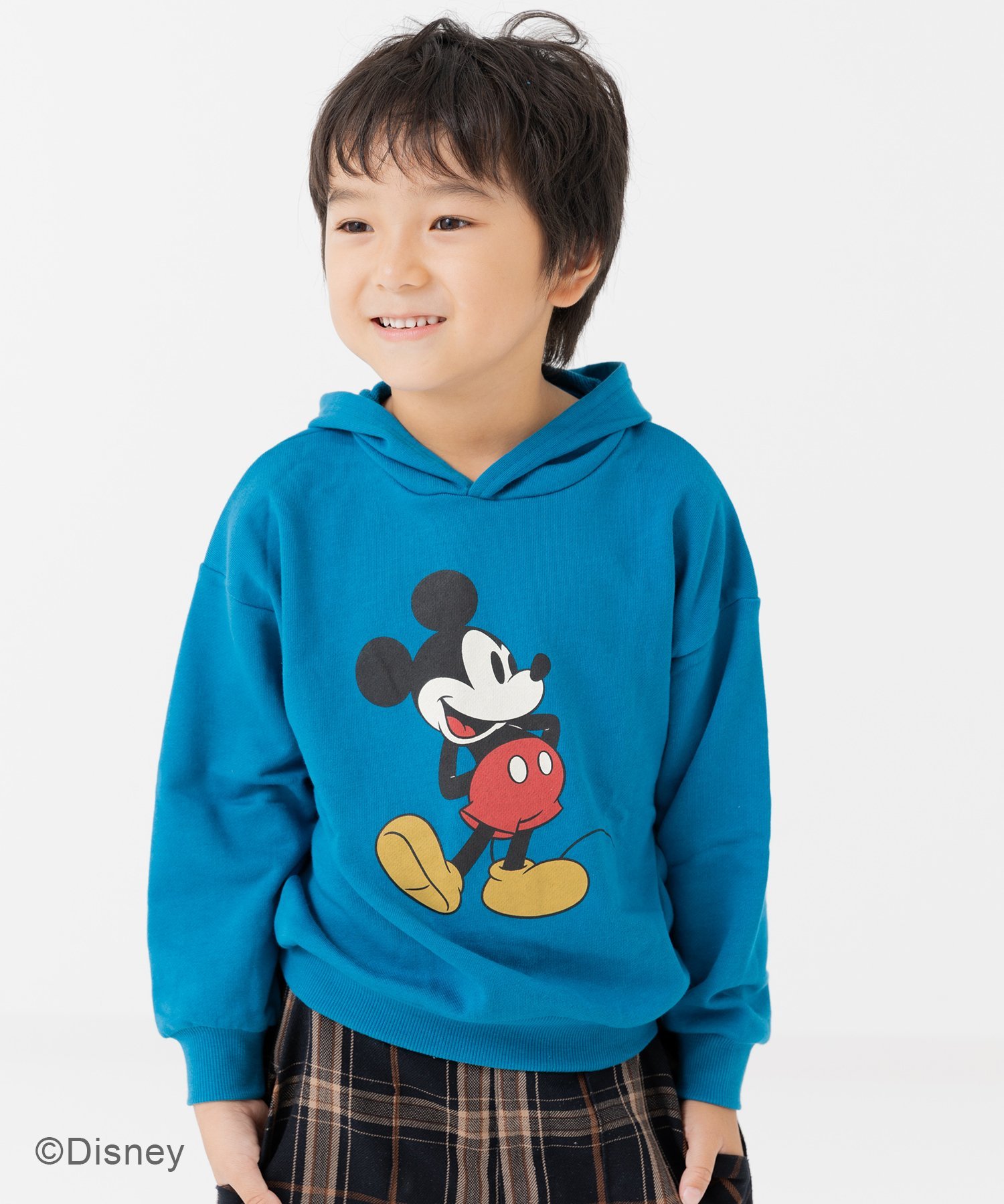 Толстовка с капюшоном Микки Маус/Флисовая толстовка Disney, Turquoise Blue — фото 3