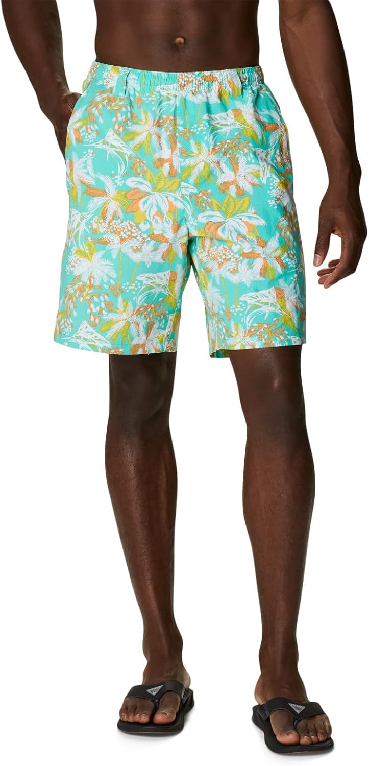 

Мужские шорты Columbia Super Backcast Water, Electric Turquoise Festive Fishin Print