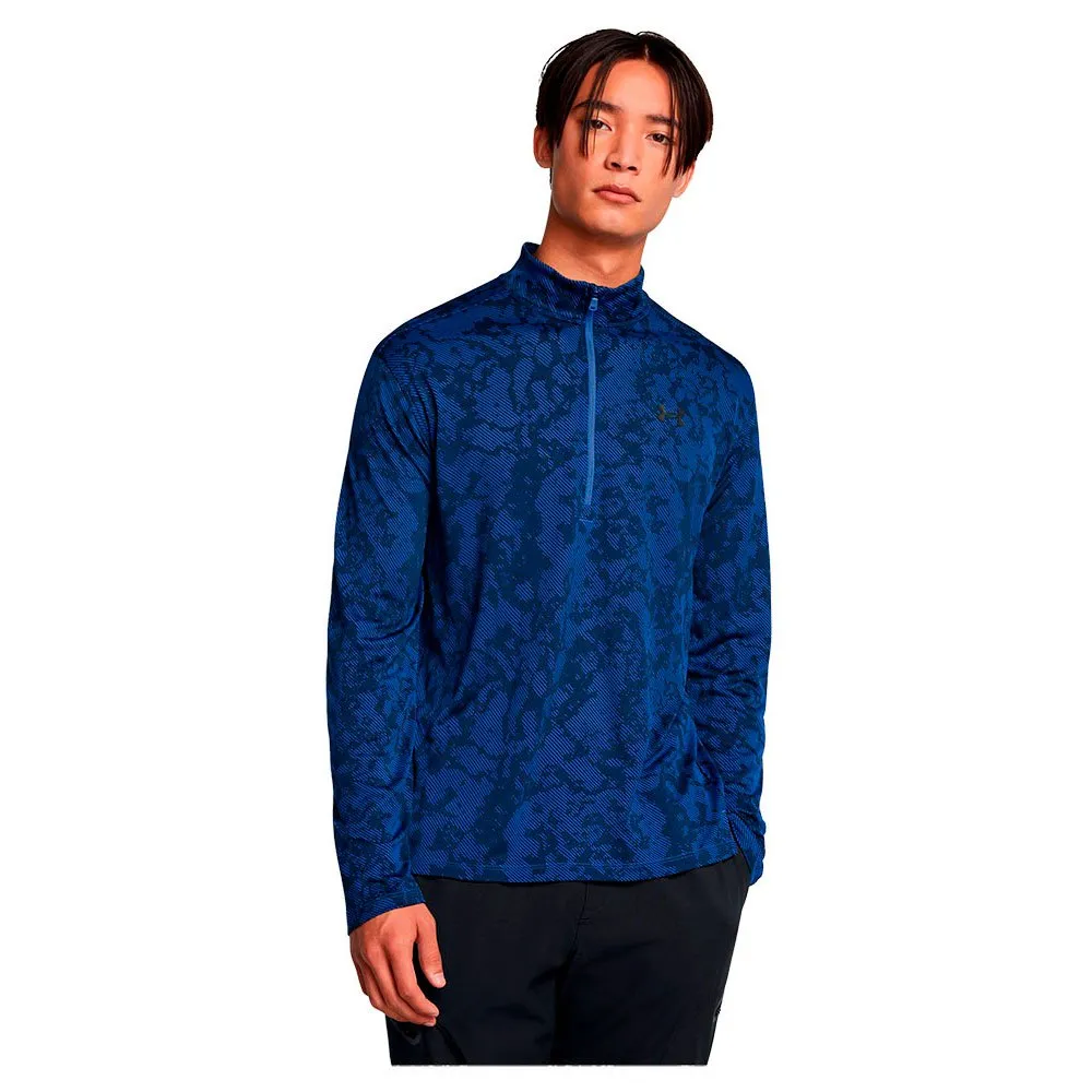 

Футболка Under Armour Tech Vent Geode half zip long sleeve, синий