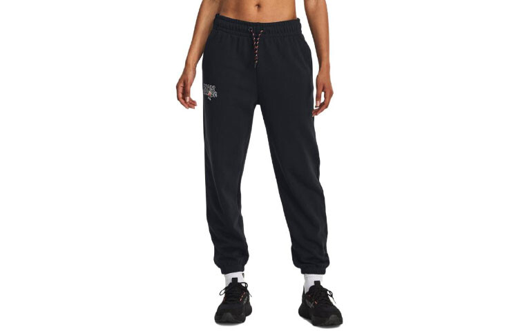 

Женские трикотажные спортивные штаны Under Armour, цвет Black
