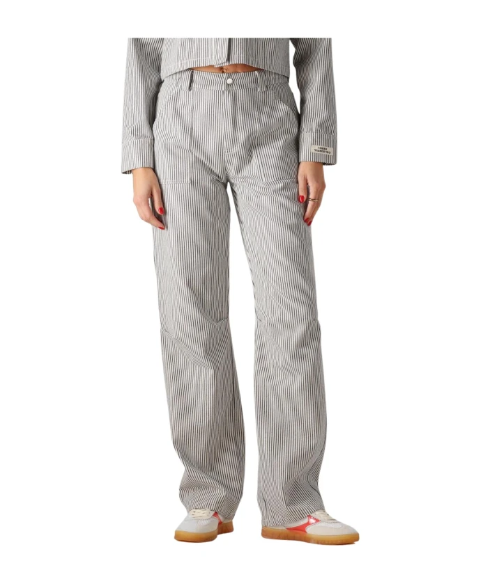 

Рабочие брюки в полоску для женщин Colourful Rebel, синий