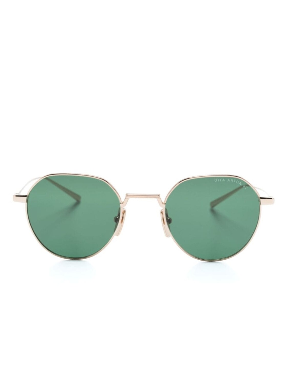 

Dita Eyewear солнцезащитные очки Artoa 82 в круглой оправе, золотистый