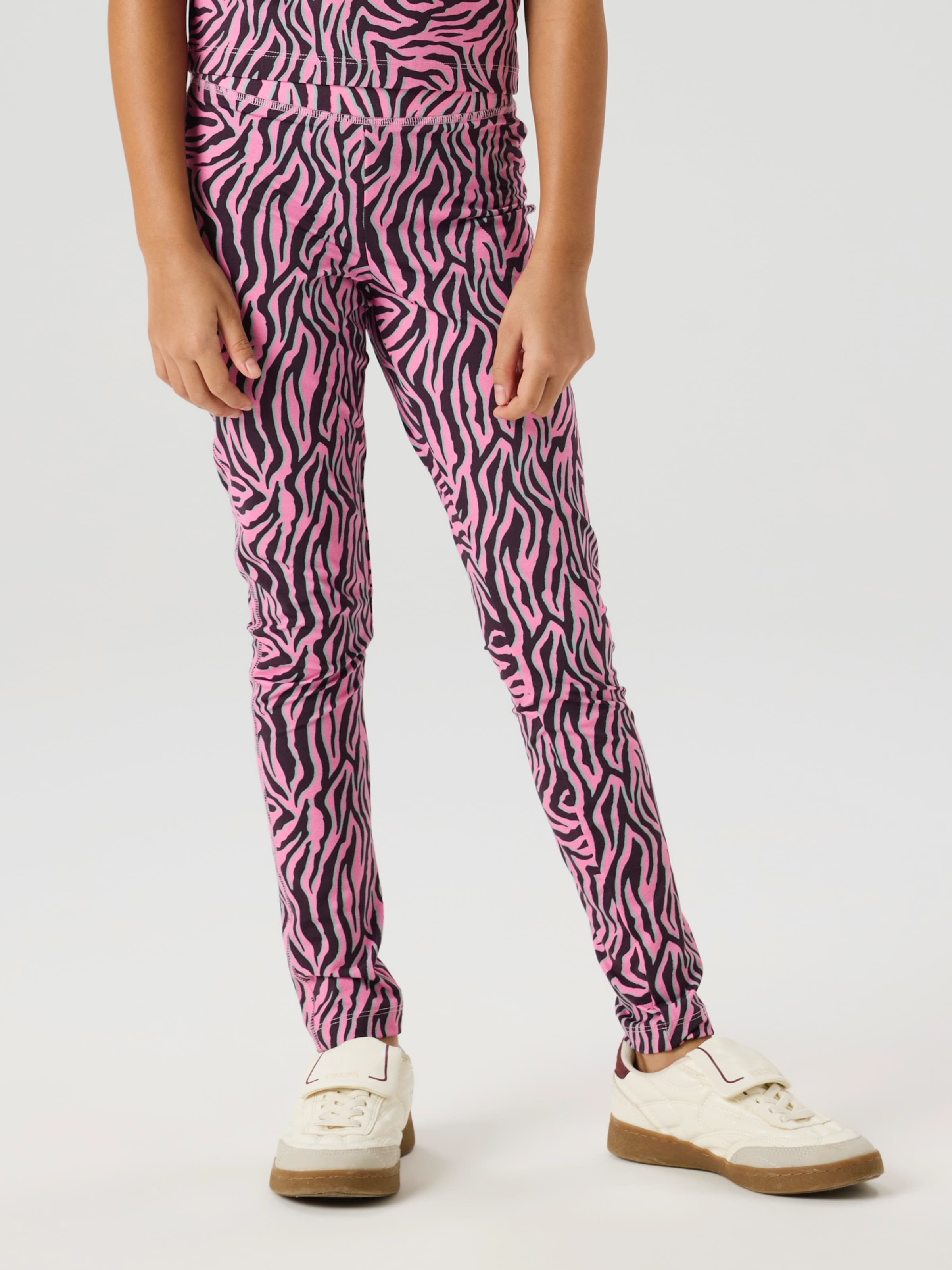 NAME IT Леггинсы Slim fit в цвете Orchid — фото 3