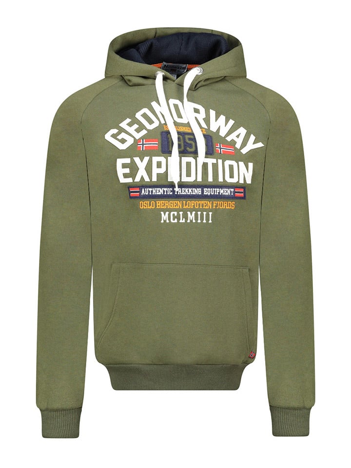 

Толстовка с капюшоном Geographical Norway, хаки