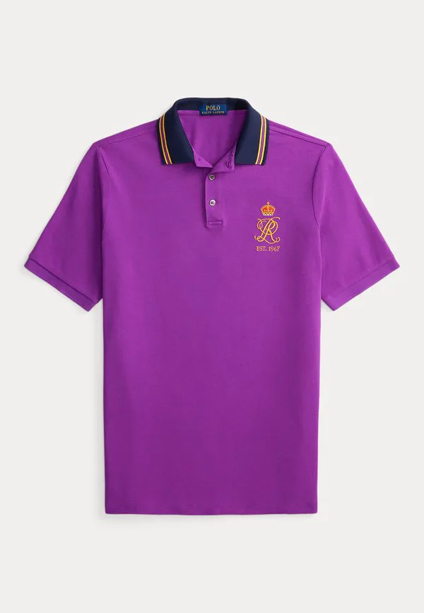 Классическая рубашка поло с гербом Polo Ralph Lauren, Purple Dawn — фото 4