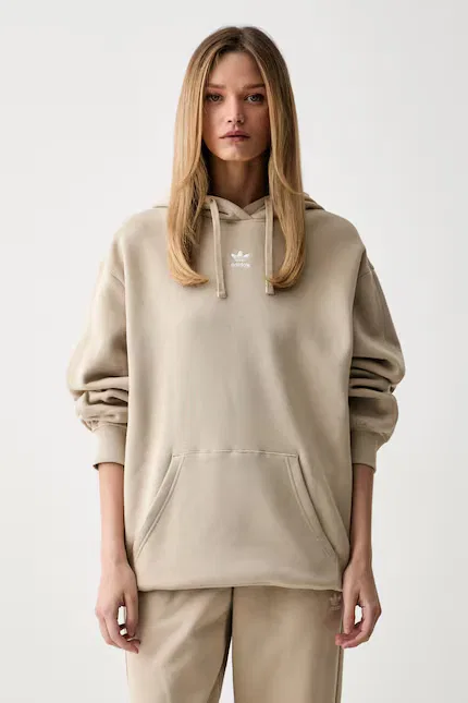 Худи бежевое kangurka, Adidas Originals