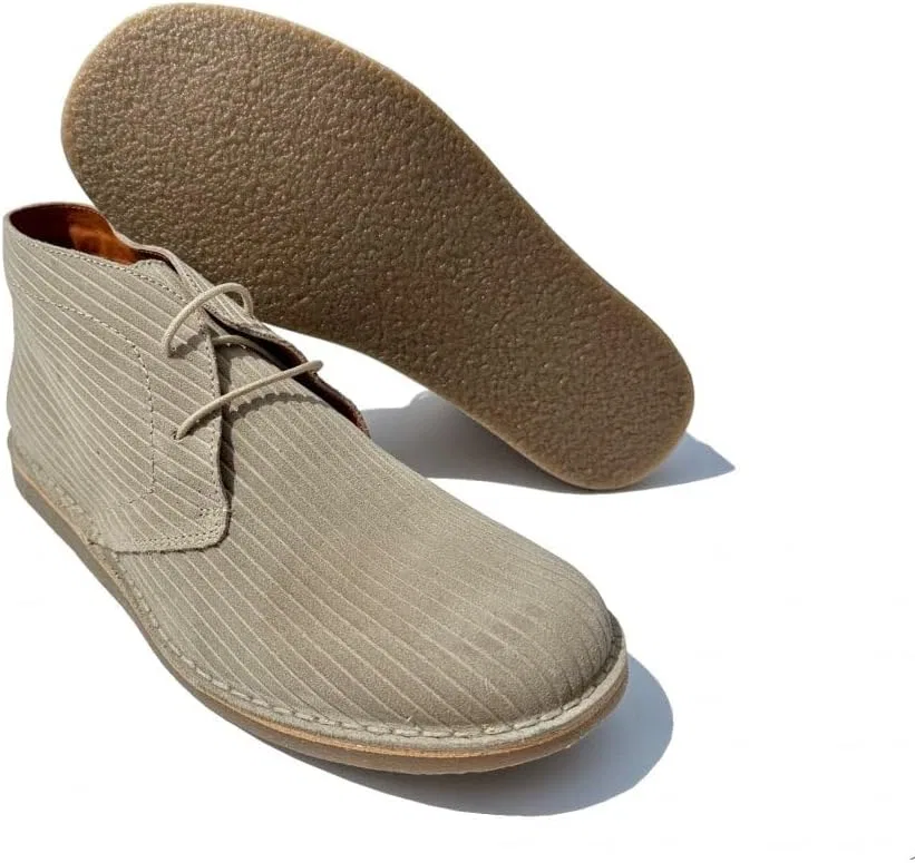 Ботинки Delicious Junction Woodstock Desert Suede Cord Boot, Beige — фото 3