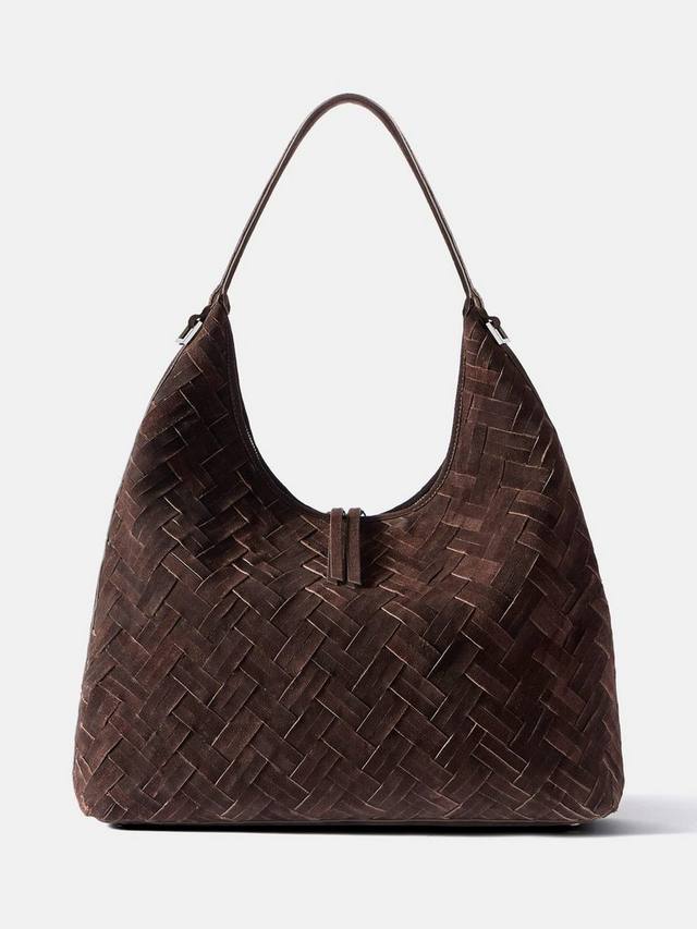 

Сумка через плечо из замши Mint Velvet