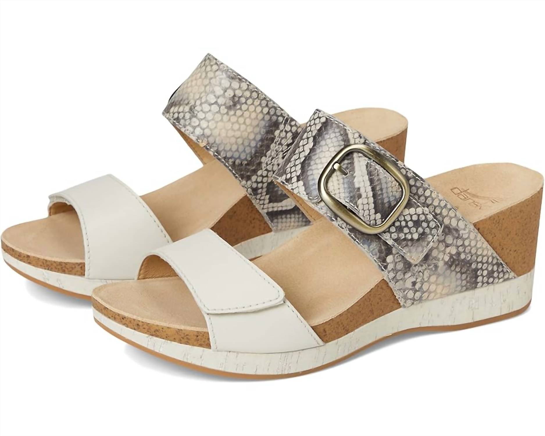 Женские шлепанцы Shannon Slide In Snake Dansko, Snake
