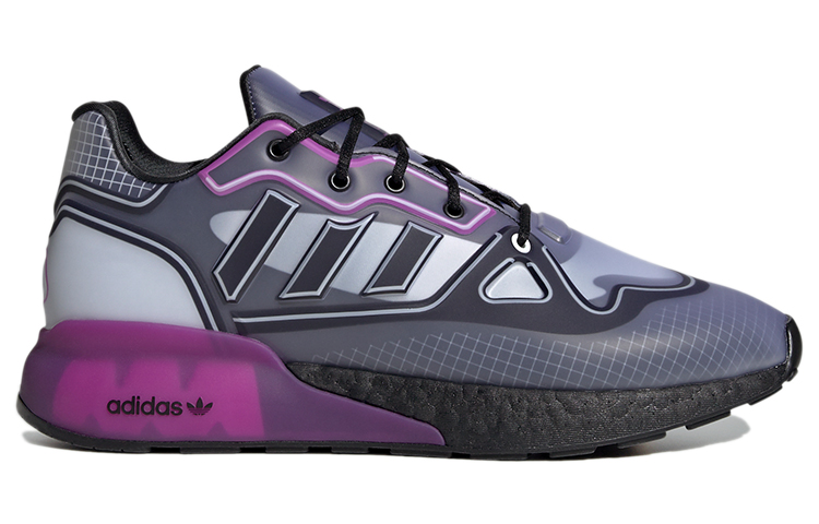 Кроссовки Adidas Originals ZX 2K Boost Casual Shoes Unisex Low-Top Blue Purple/White
