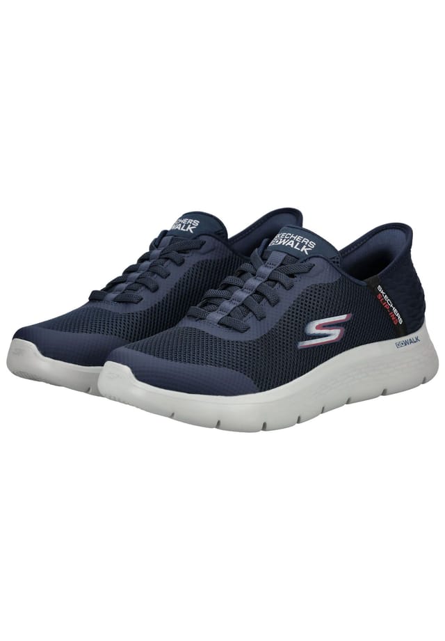 Кроссовки Go walk flex сетка "руки вверх" Skechers, цвет nvy — фото 4