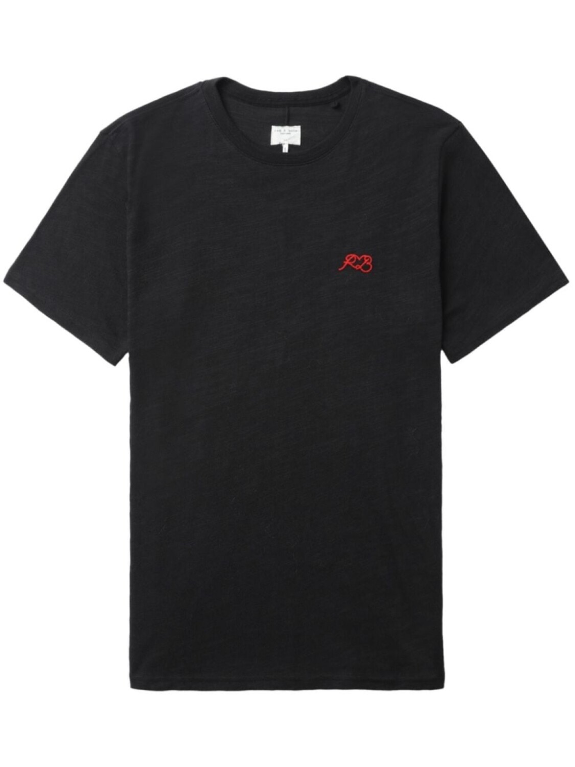 

rag & bone футболка с вышитым логотипом, черный