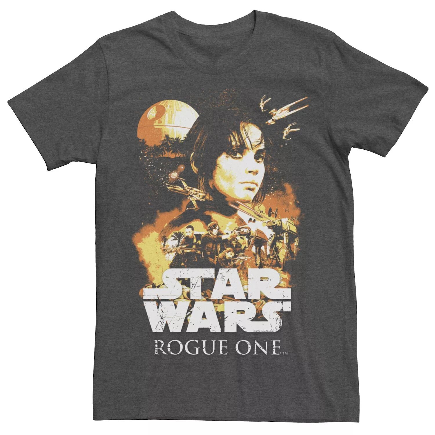 

Мужская футболка с плакатом Rogue One Jyn Erso Star Wars