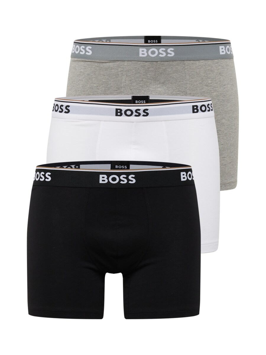 

Боксерские шорты BOSS Power, цвет mottled grey/Black/White
