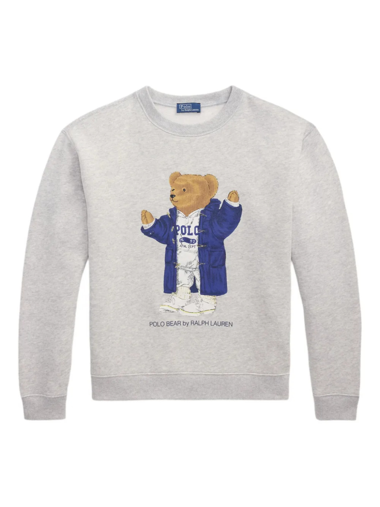

Толстовка Polo Ralph Lauren Polo Bear с круглым вырезом, серый