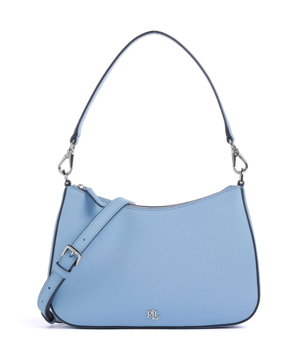 

Сумка Danni 26 из сафьяновой яловой кожи Lauren Ralph Lauren, голубой