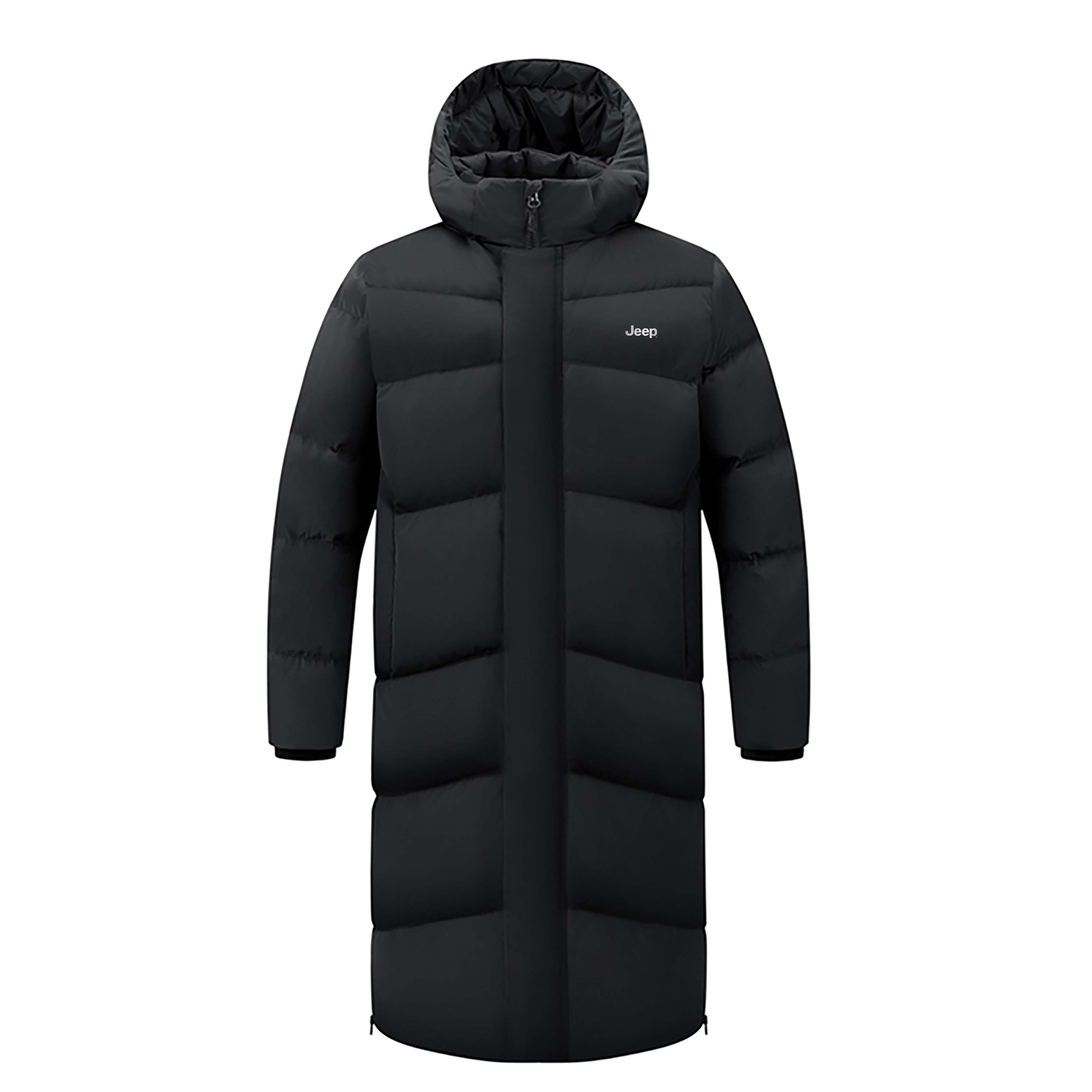 

Jeep Пуховик Unisex Black Thickened Others