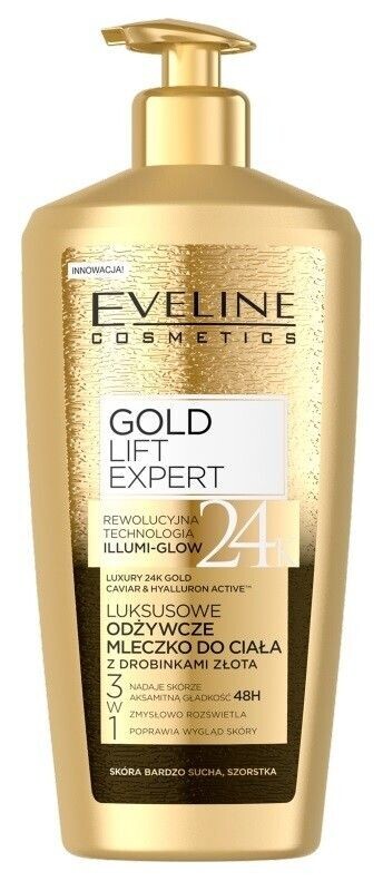 

Eveline Luxury Expert 24K Gold молочко для тела, 350 ml