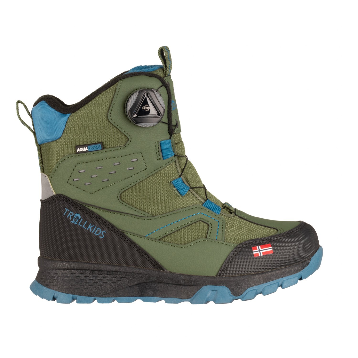 

Зимняя обувь Trollkids Kirkenes Winter Boots, цвет Pine Green/Dark Marine