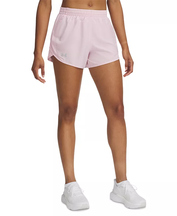 

Женские беговые шорты Fly By с сетчатыми вставками Under Armour, красный