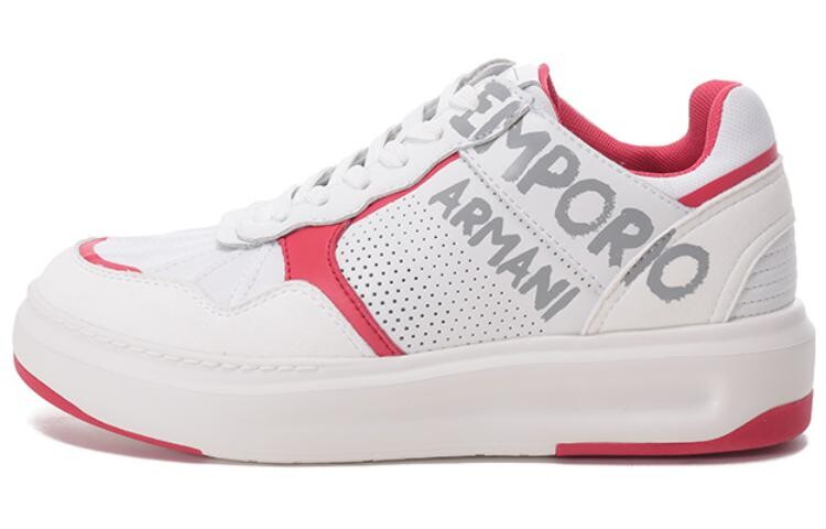 

Кроссовки EMPORIO ARMANI Lifestyle Shoes Women's Low-top Red, красный