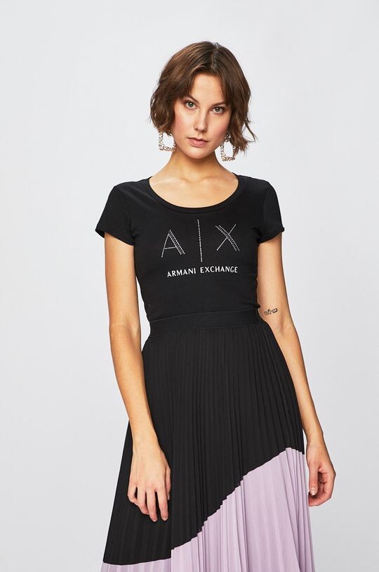 

Топ 8NYT83.YJ16Z Armani Exchange, черный