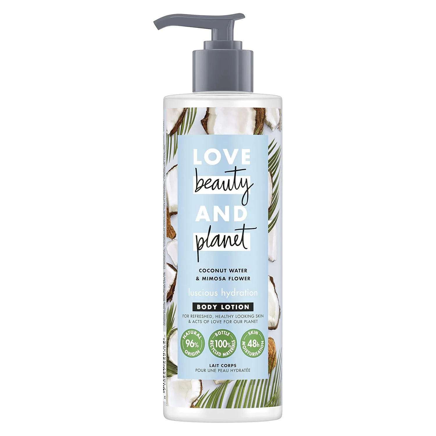 Веганское увлажняющее молочко для тела Love Beauty And Planet Sublime Hydration 400 мл Love Beauty And Planet