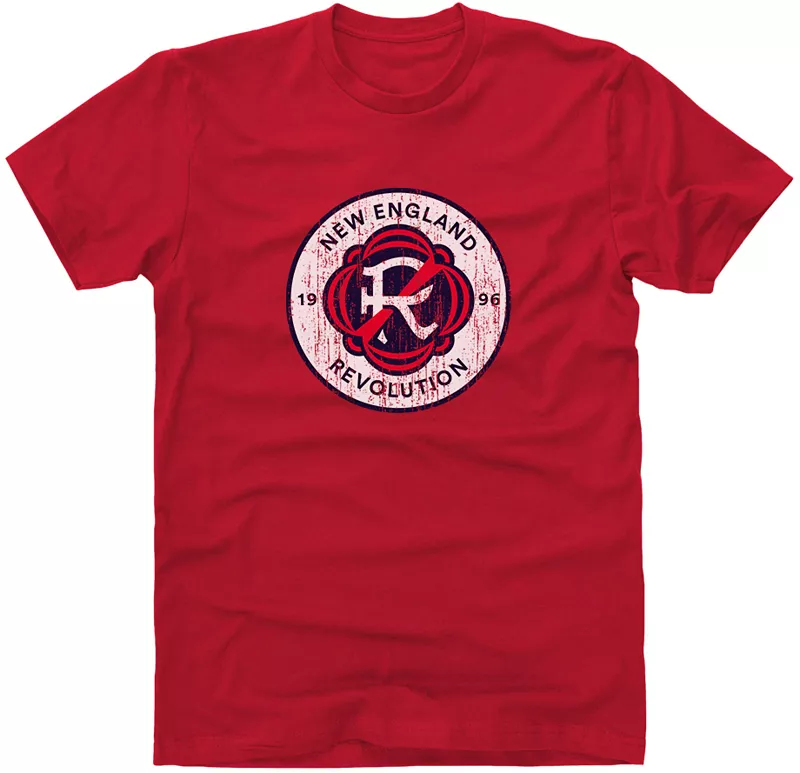 

Красная футболка 500 Level New England Revolution