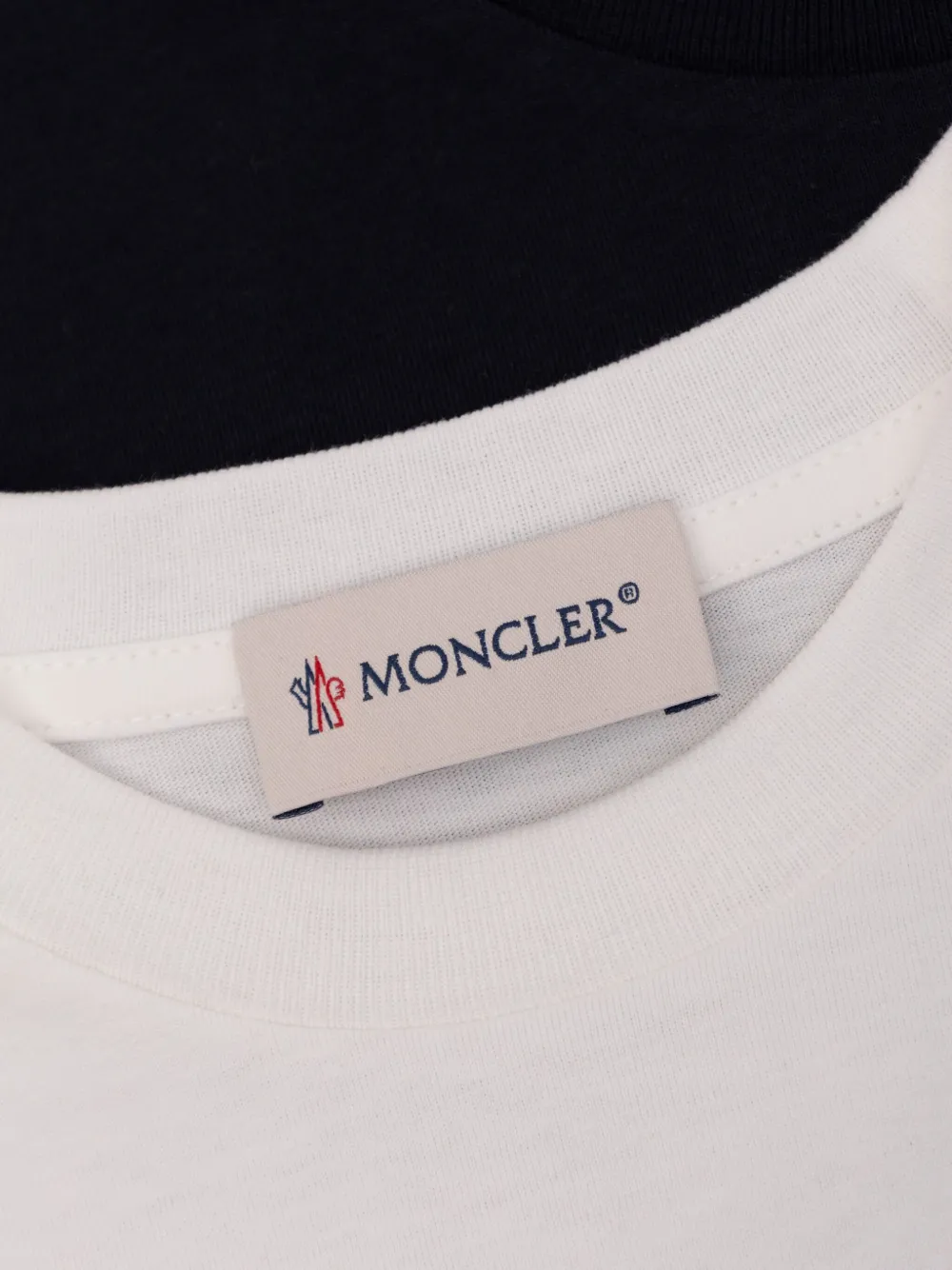 Комплект из трех футболок с нашивкой-логотипом Moncler Enfant, черный — фото 4