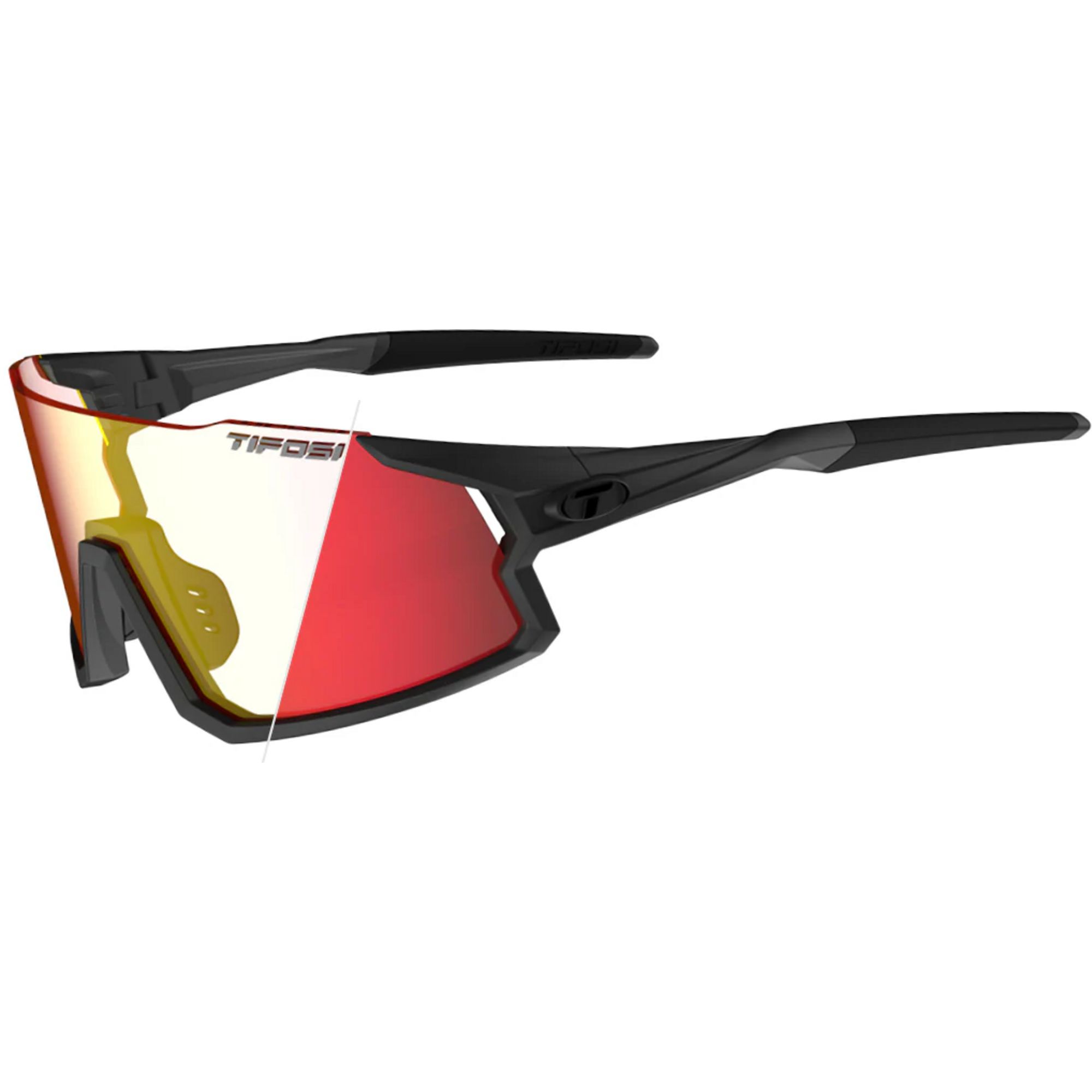 

Велосипедные очки Stash Tifosi Optics, Matte Gunmetal/Clarion Red Fototec