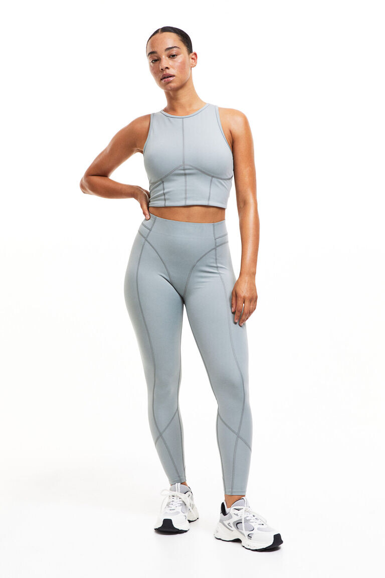 

Спортивные колготки drymove H&M, серый