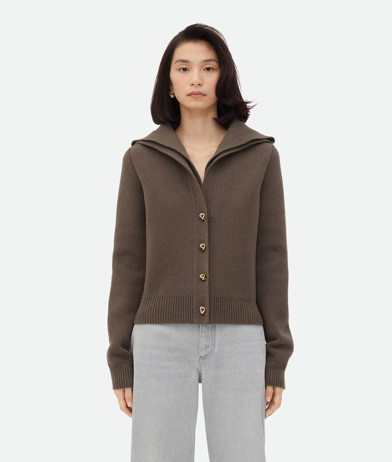 

Компактный шерстяной кардиган Bottega Veneta
