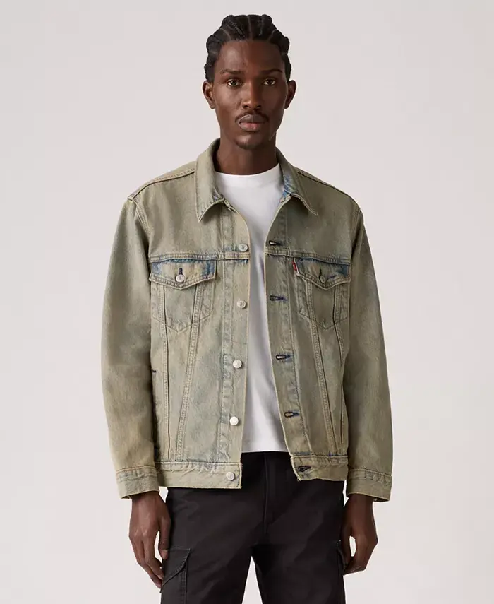 

Мужская куртка-кроп в расслабленном крое Levi'S, зеленый