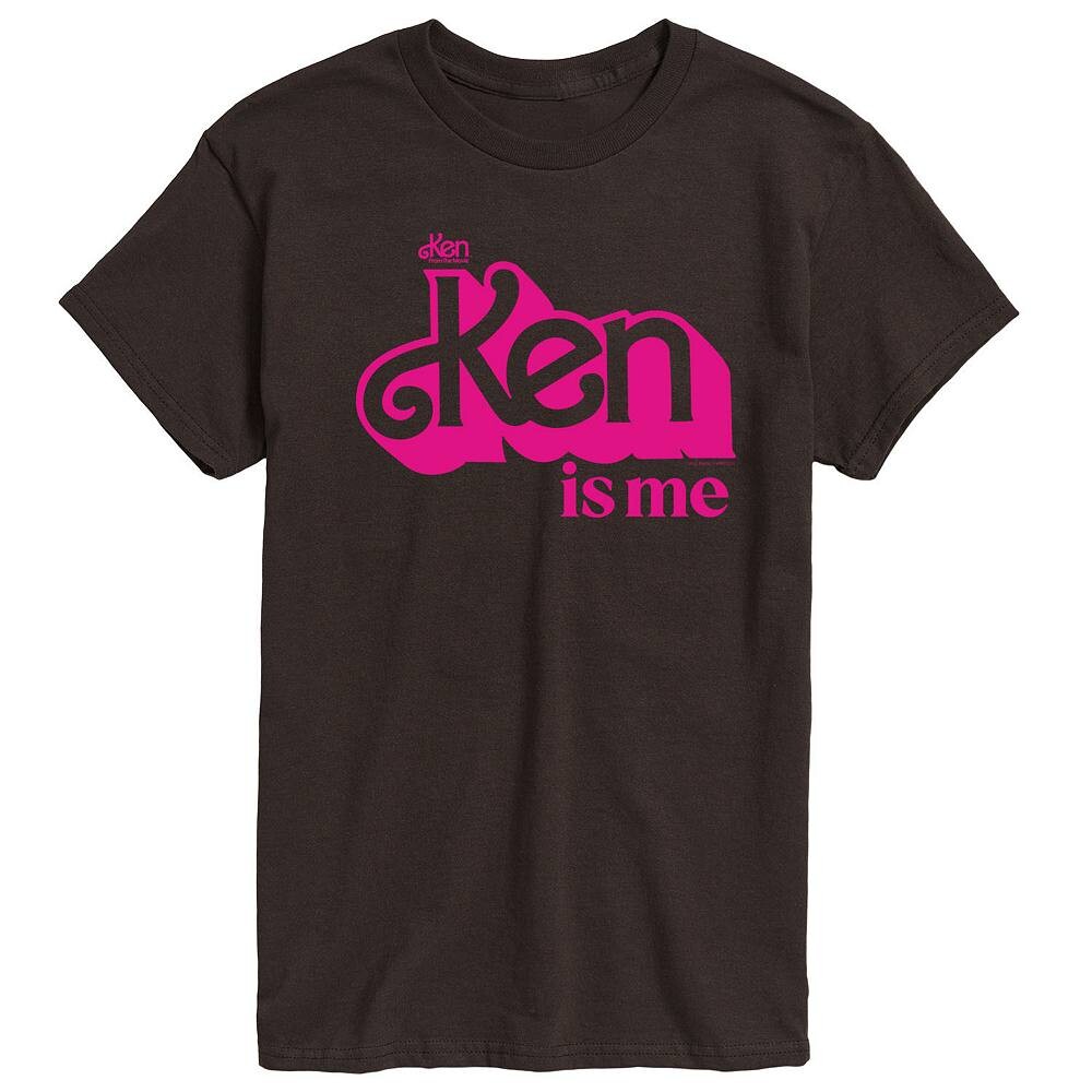 

Мужская футболка с рисунком Barbie The Movie Ken Is Me, цвет Dark Brown