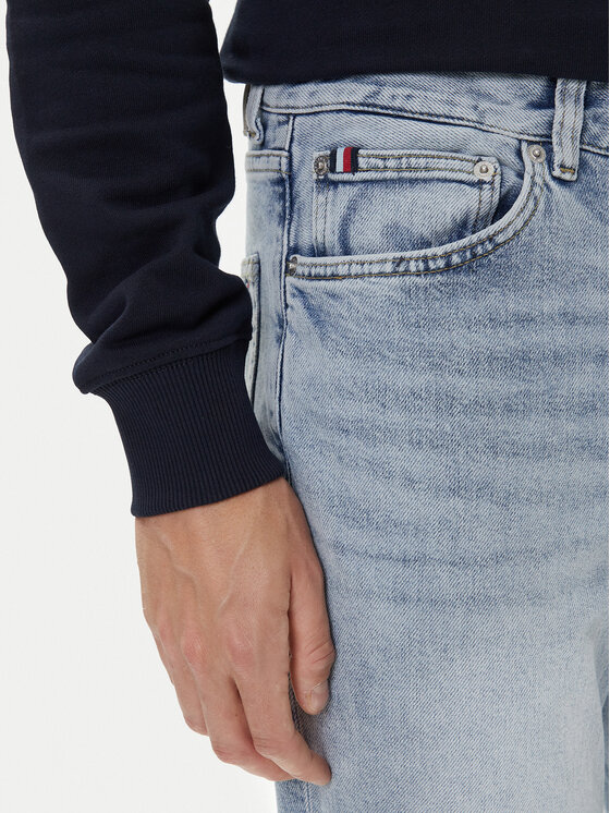 Джинсы straight fit Denton MW0MW39651 Tommy Hilfiger, синий — фото 4
