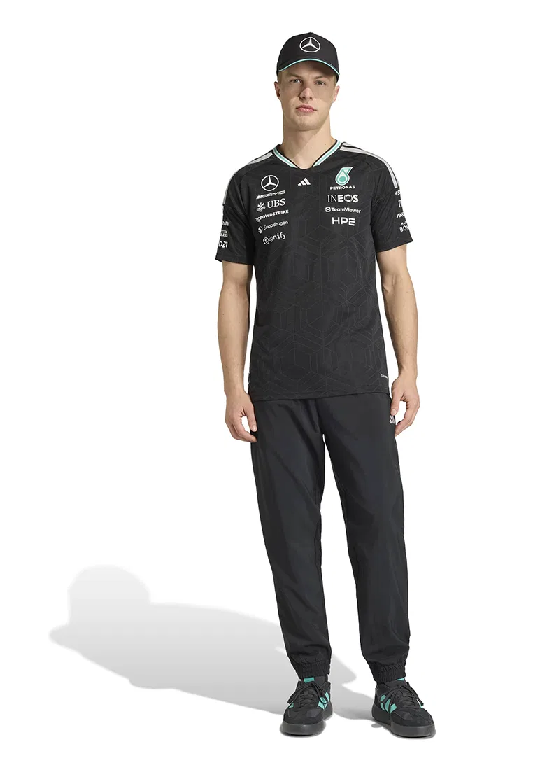 Футболка с коротким рукавом, Formula 1, Mercedes-AMG Petronas Adidas, черный — фото 4