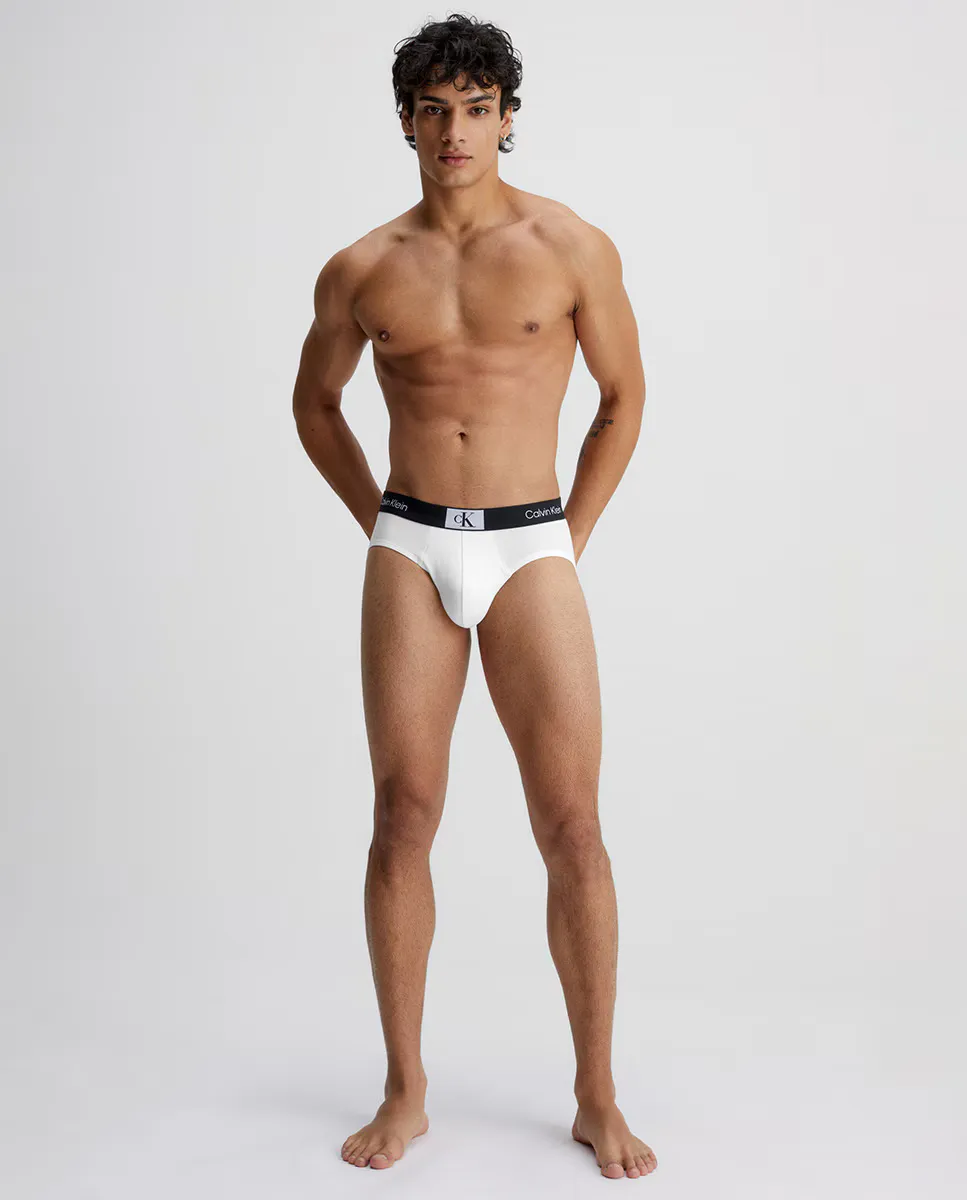 

Мужские однотонные слипоны Calvin Klein, белый