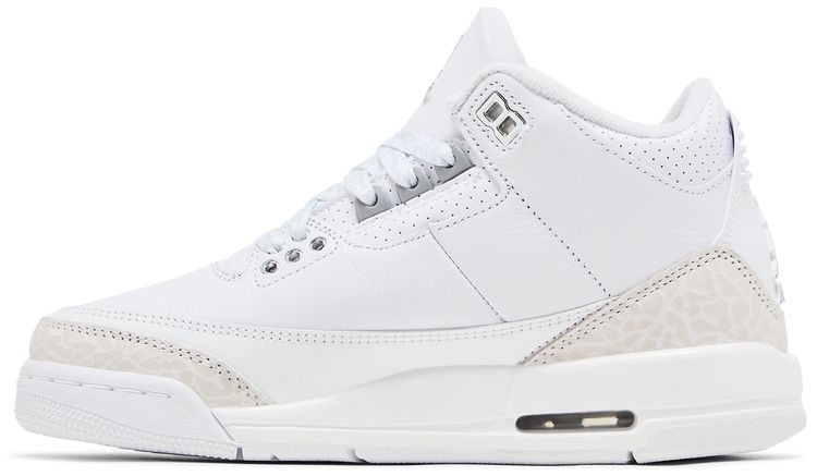 Кроссовки Air Jordan 3 Retro GS 'Pure Money' 2025, белый — фото 3