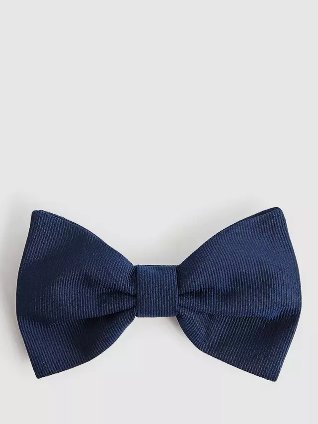 

Галстук Reiss Boyle Silk Ready, цвет dark navy