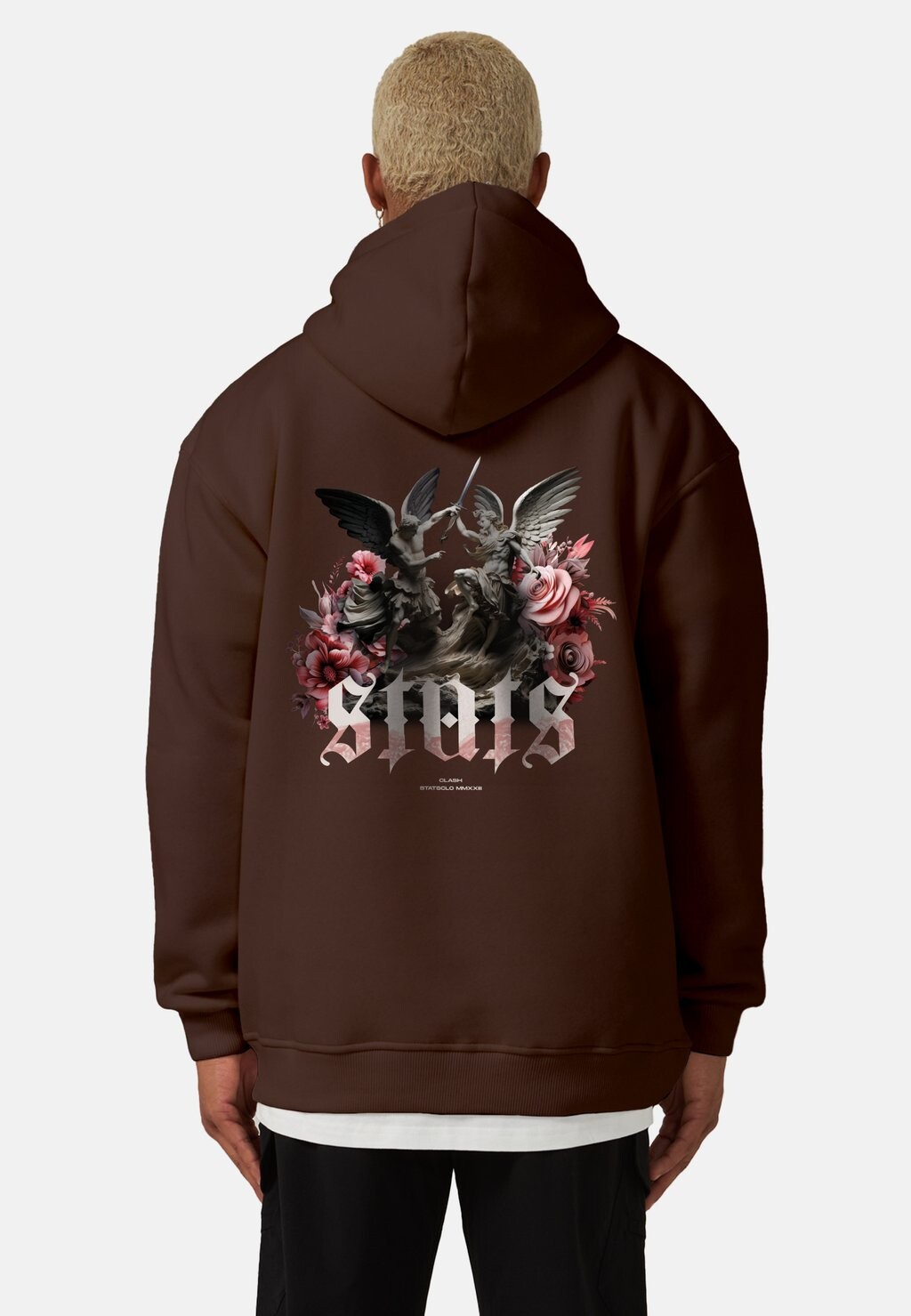 

Толстовка CLASH OVERSIZED Stats, цвет brown